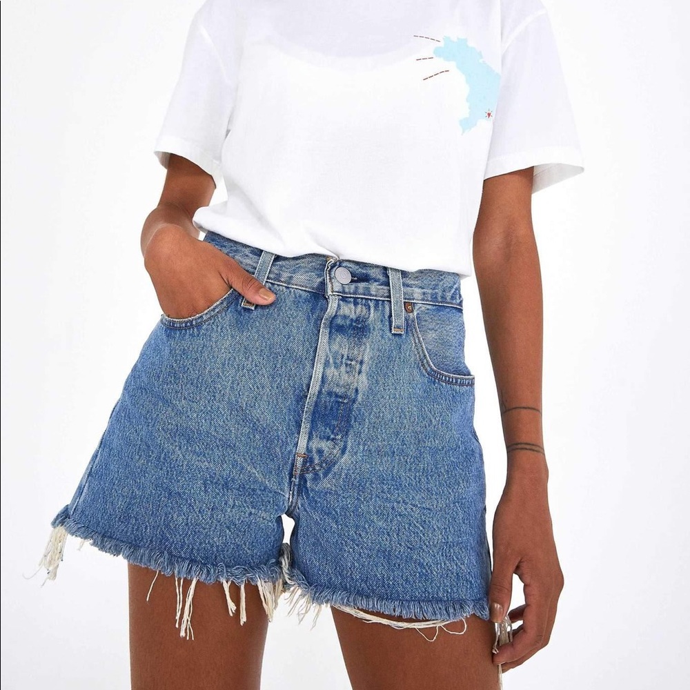 Levi’s 501 high rise shorts